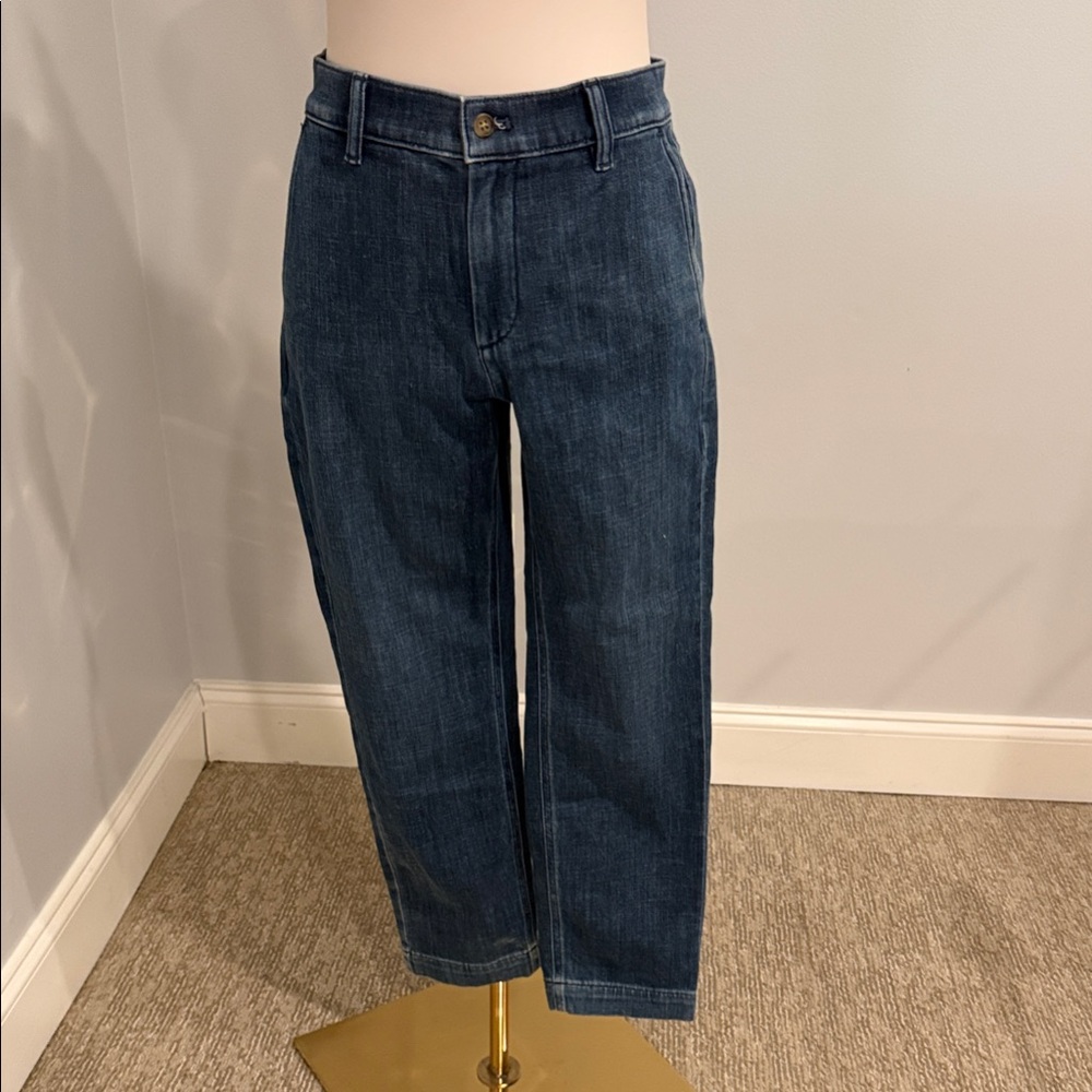 J. Crew Women's Straight Leg Denim Chino Pant - Indigo